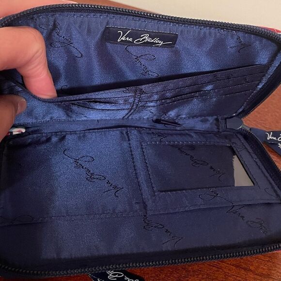 Vera Bradley Zip Around Wallet Hope Garden NWOT - Picture 6 of 9